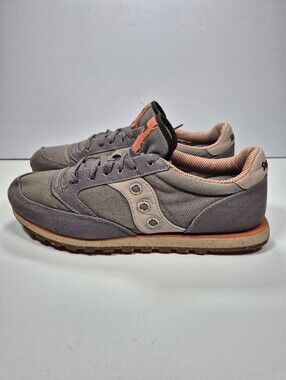 Saucony Jazz Low Pro Vegan Charcoal/Orange Men Size 13 2887-15
